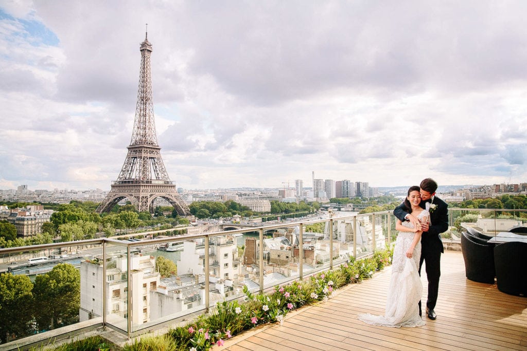 paris wedding photographer shangri la paris france