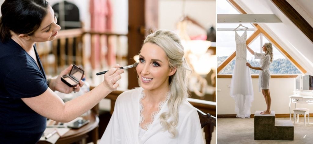 Maleny Manor Wedding photographer sunshine coast bridal prep details lace dress when freddie met lily dress
