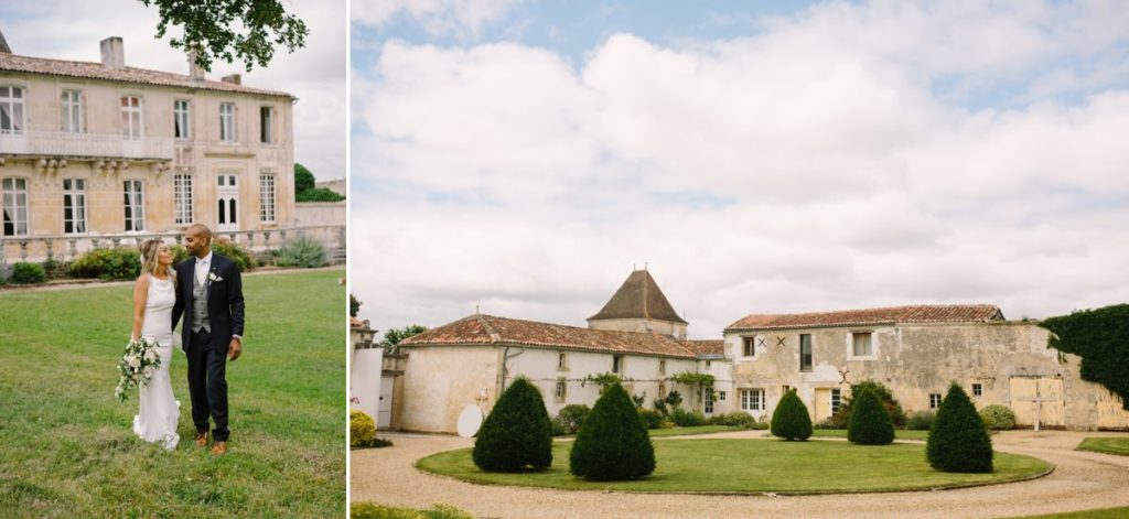 Bordeaux France wedding photographer Chateau Clerbise venue bridal portraits