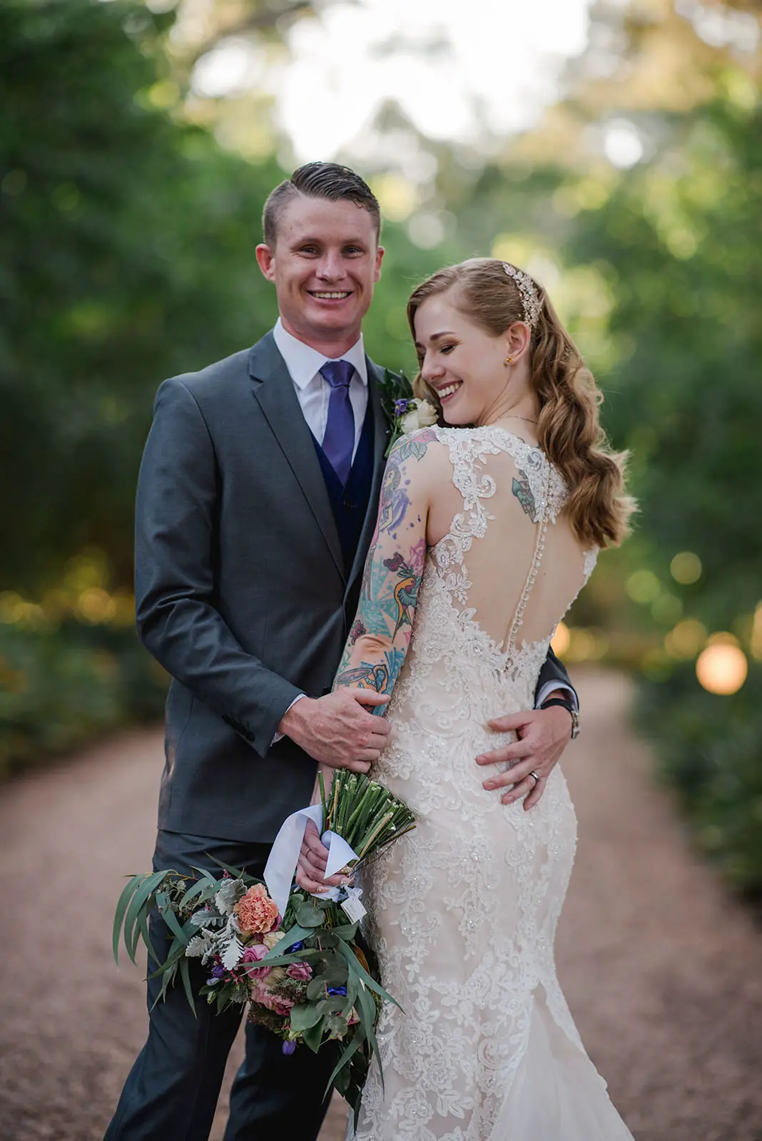 Gabbinbar Homestead wedding photographer tattoo bride country toowoomba
