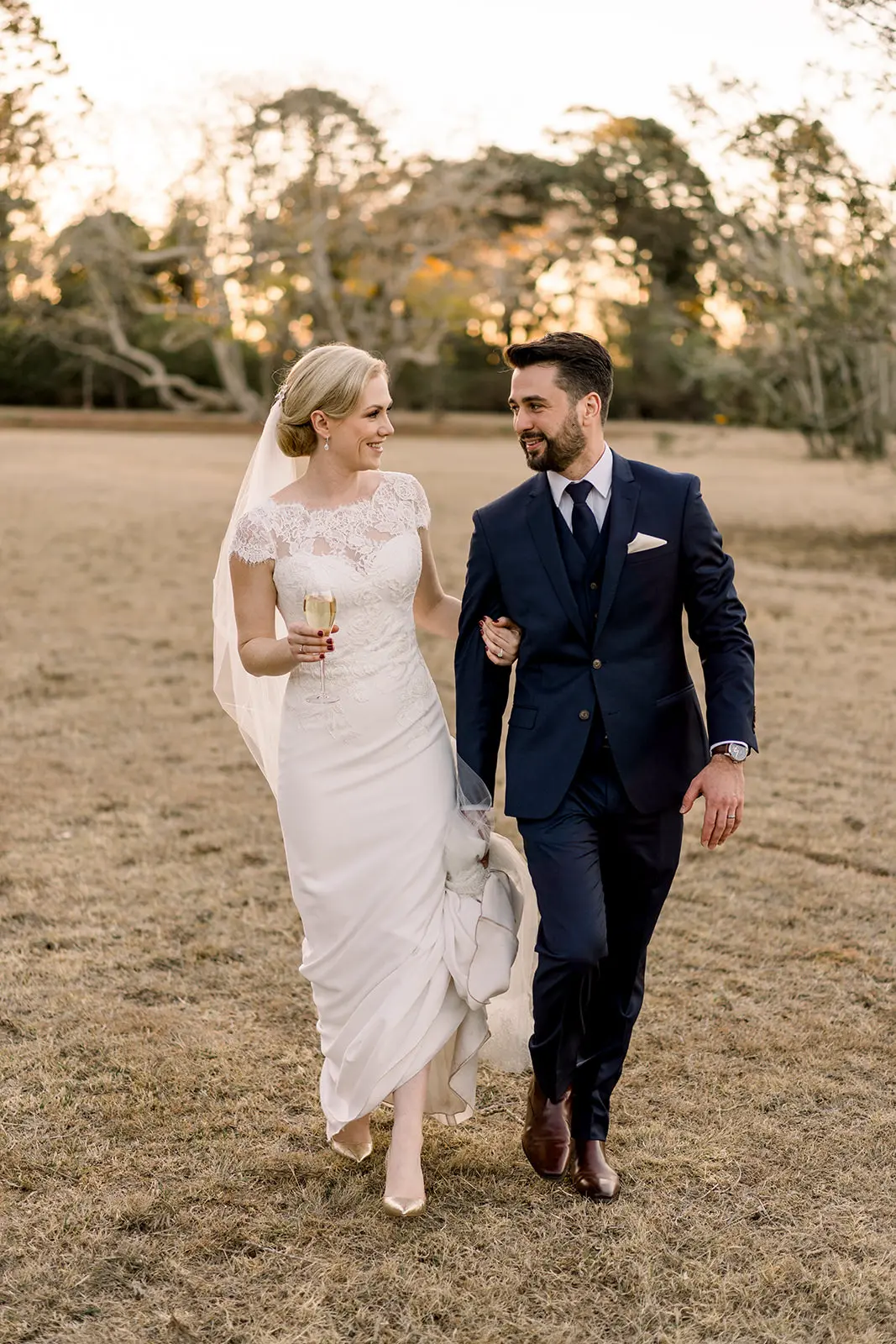 couple getting married at gabbinbar homestead