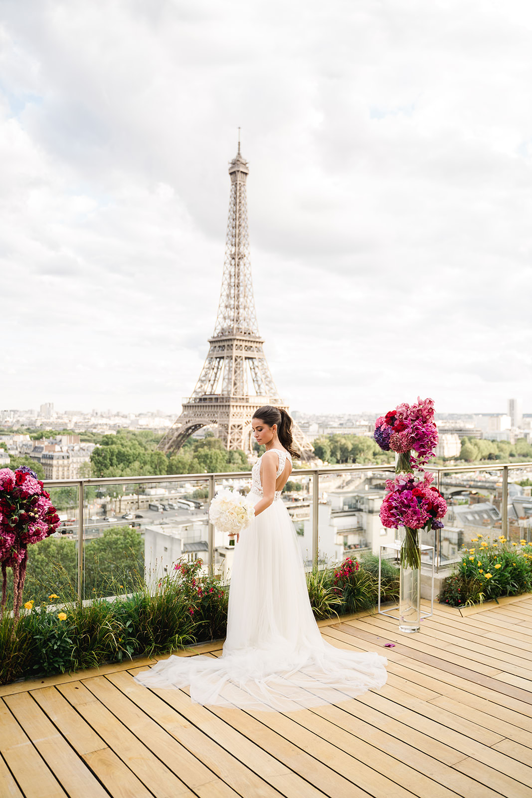 shangri la wedding paris france eiffel tower