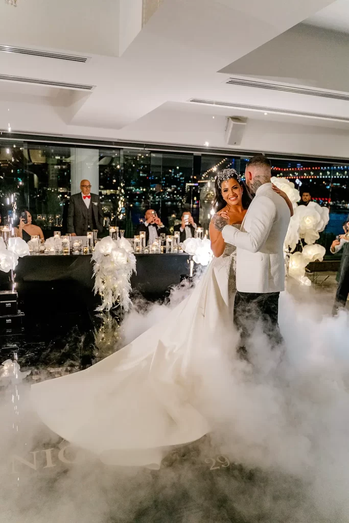 first dance brisbane blackbird bar fog smoke